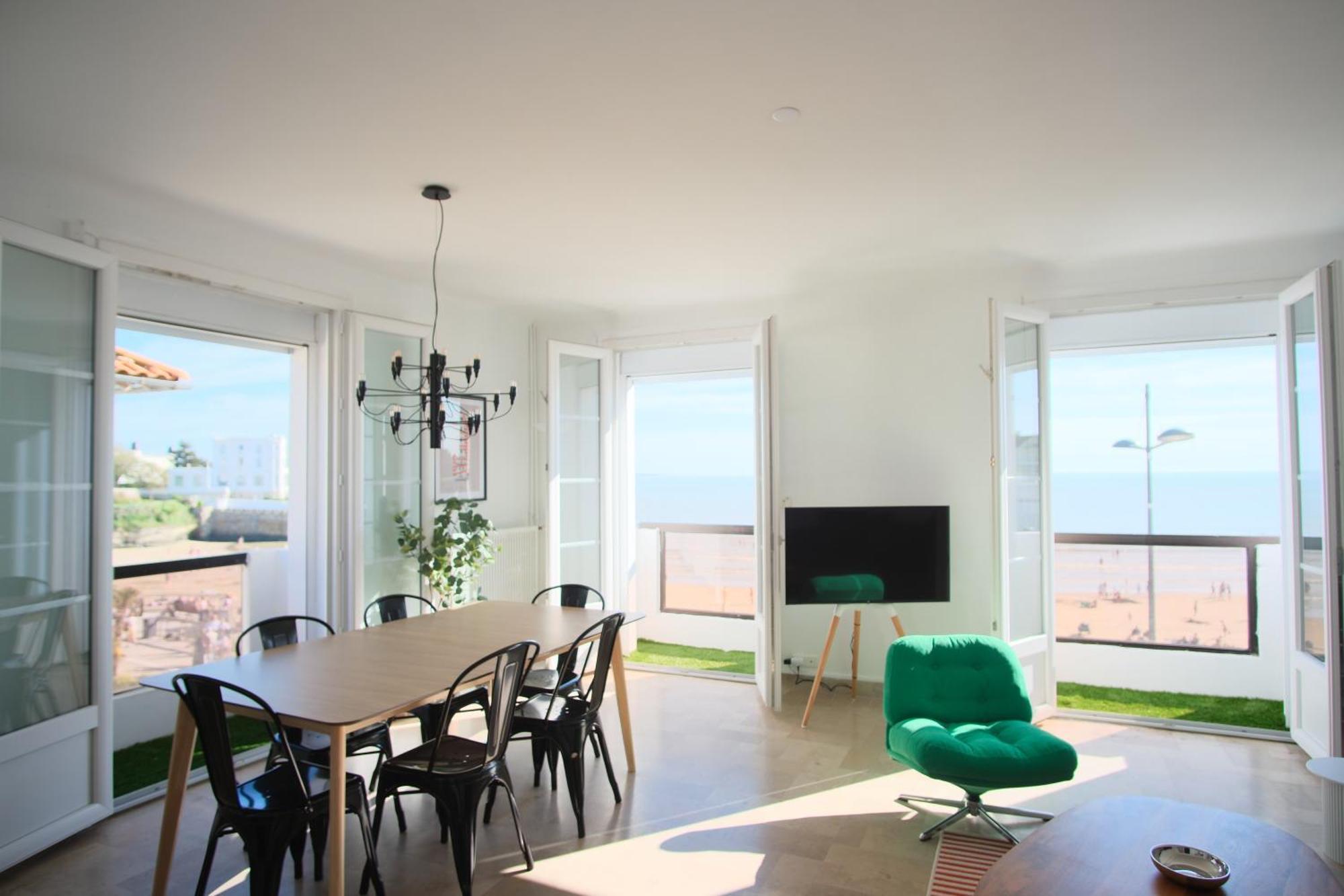 Appartement Avec Balcons Vue Mer A Pontaillac رويا المظهر الخارجي الصورة